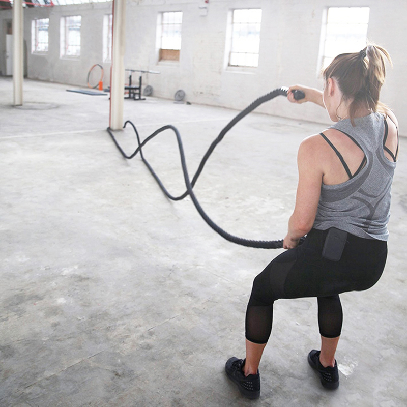 Crossfit No Equipment Workouts - 9M/12M/15M Fitness Battle Rope Crossfit Heavy