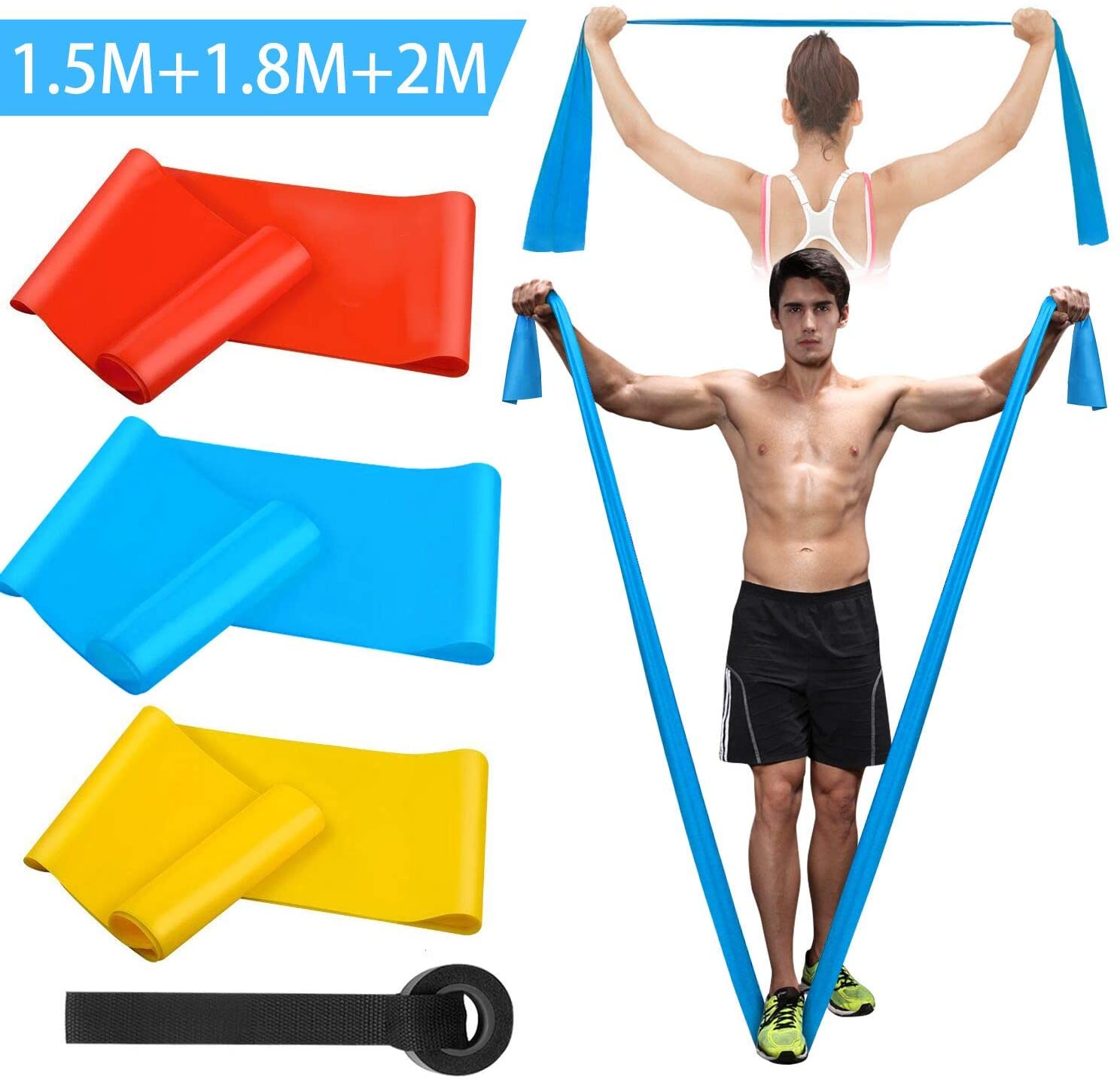 Elastic Fitness Bands 3Pcs Res - огляд і ціна Finger Tape Athletic
