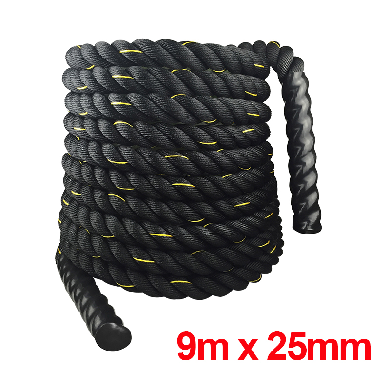 9M/12M/15M Fitness Battle Rope - огляд і ціна Crossfit No Equipment Workouts